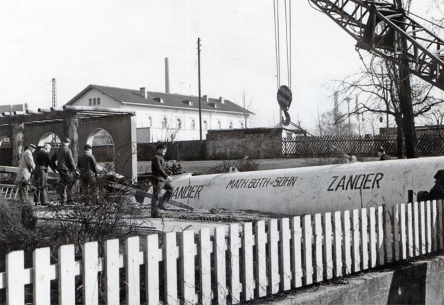 40000-Liter-Tank für das Badehaus in Hönningen